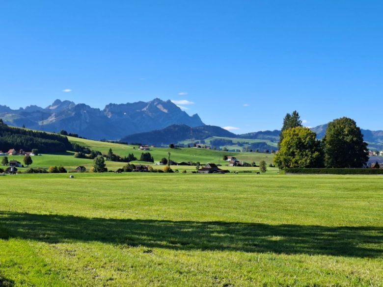 idyllische Wiesenlandschaft im Appenzell